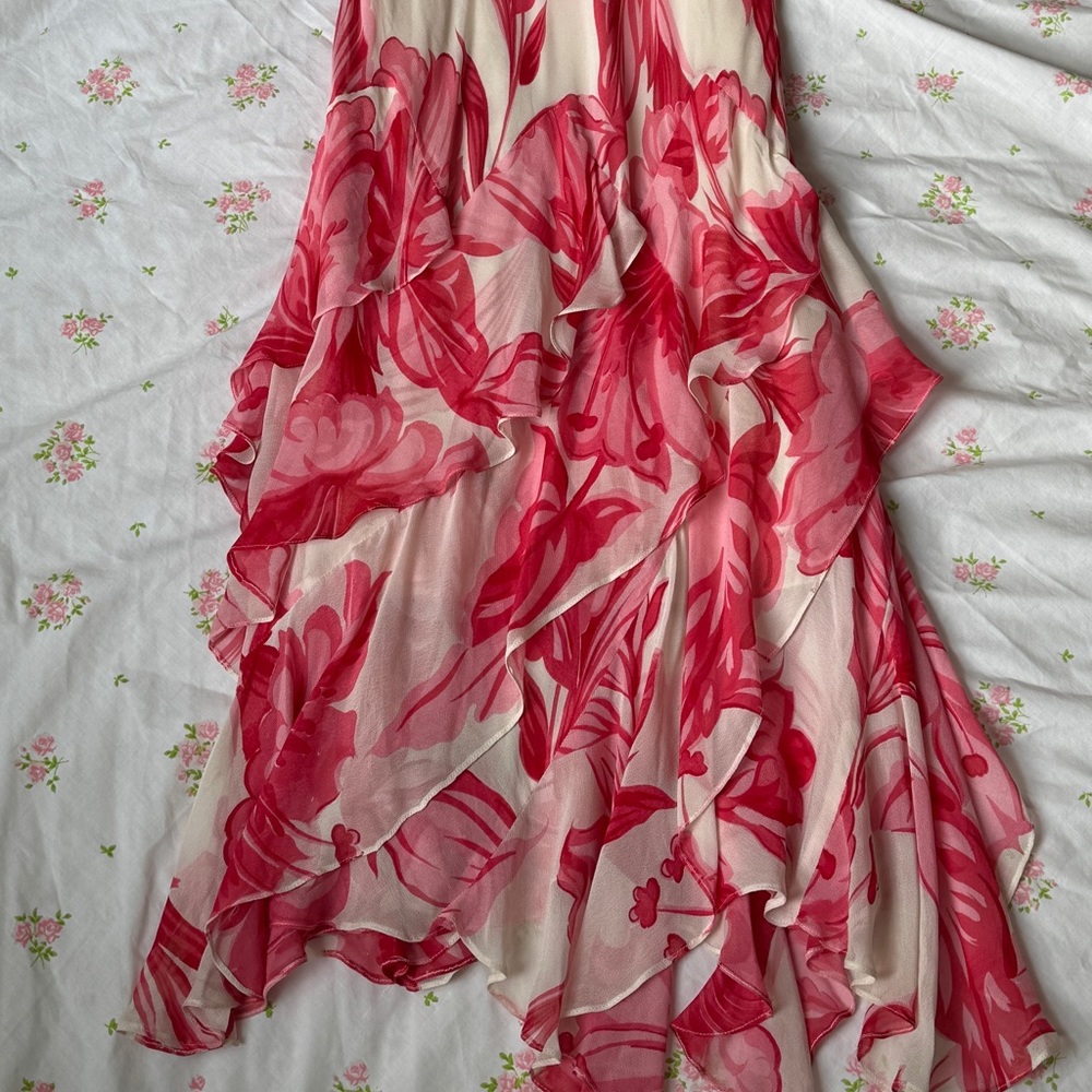 Vintage Floral Y2K Dress Gown - Picture 8 of 15